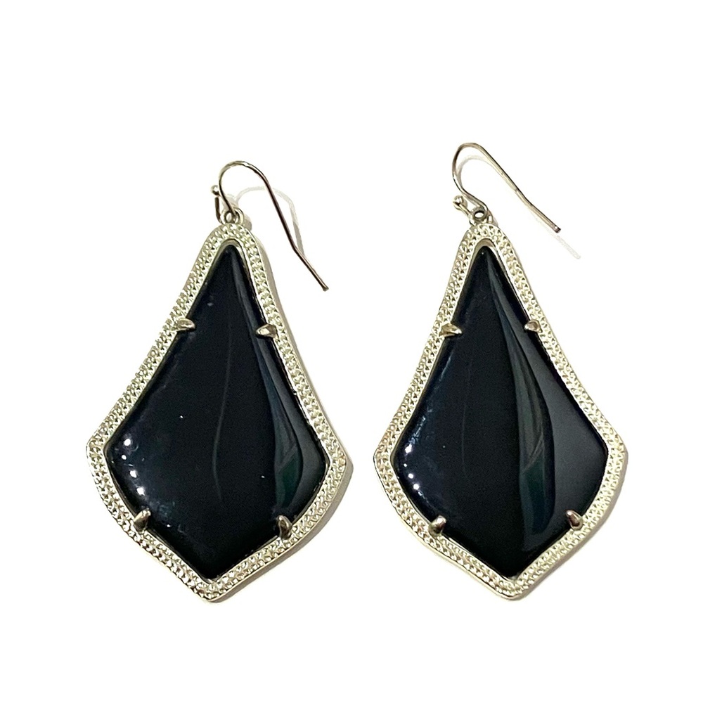 Kendra Scott Alex Black Drop Earrings